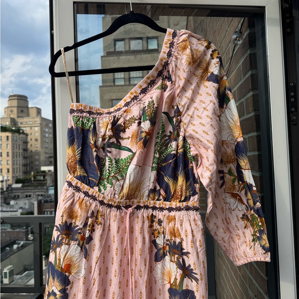 FARM Rio Pink Floral One-Shoulder Maxi Dress - Picture 2 of 5